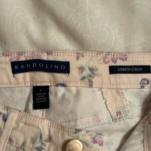 Lizbeth Crop Bandolino paisley print pants